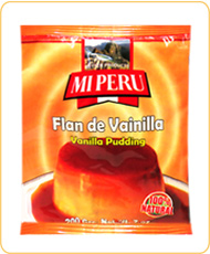 flan de vainlla postre peruano